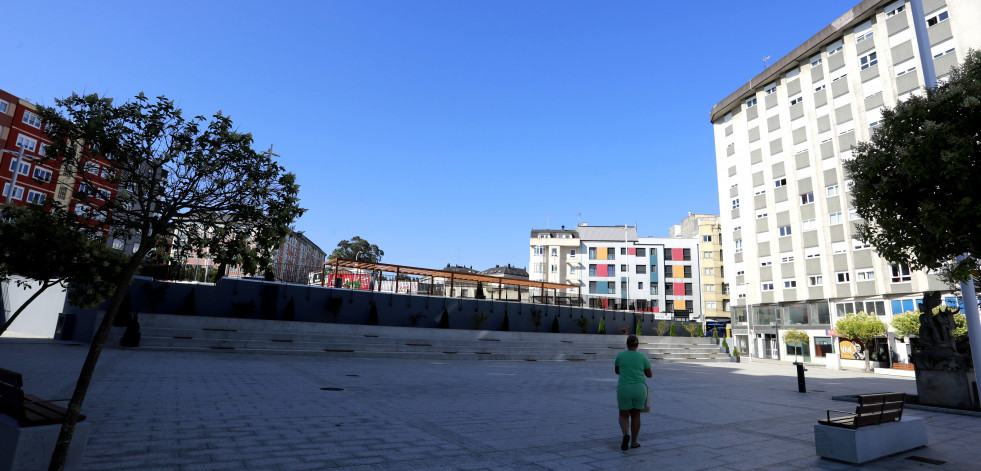 La obra de la plaza de Galicia de O Burgo abre otra polémica entre el Gobierno local y el PP