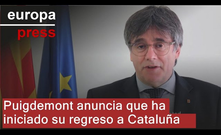 Puigdemont vuelve: El Consell de la República convoca una concentración para recibirlo