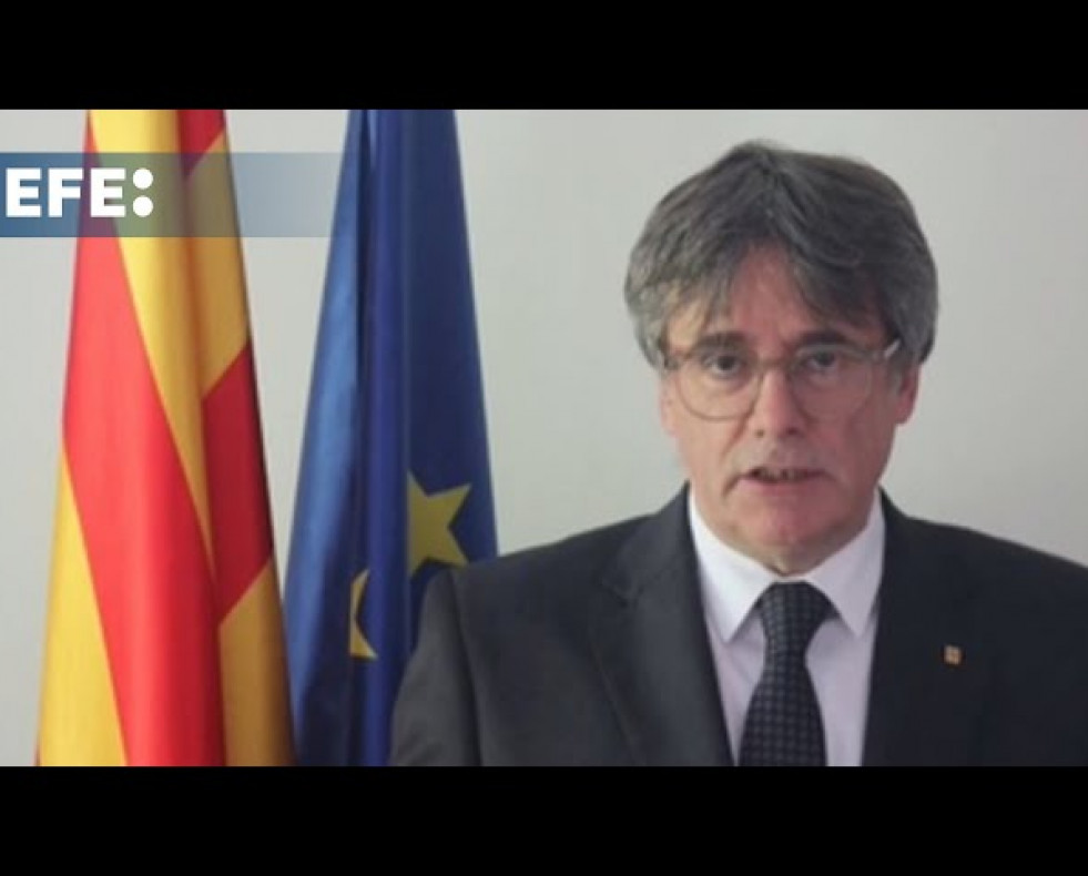 Puigdemont justifica en un vídeo su vuelta 