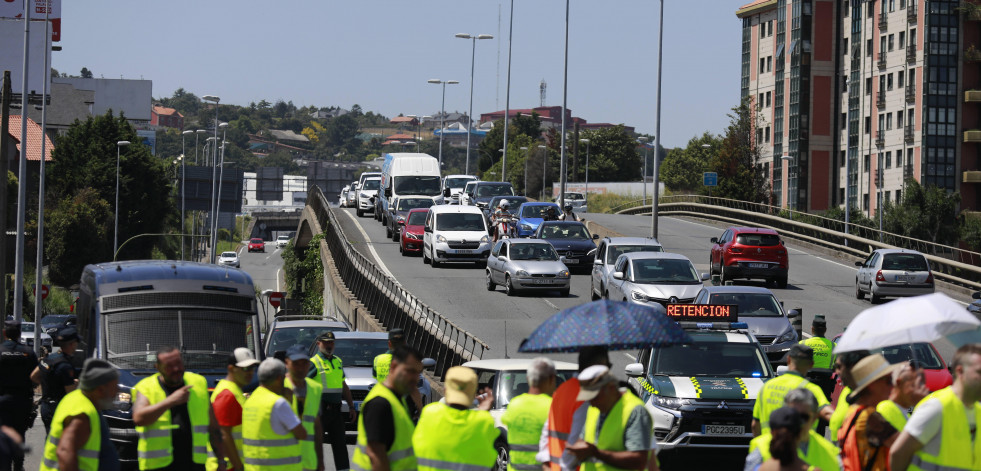 El alcalde de Oleiros reclama que se desautoricen nuevas manifestaciones en el puente de A Pasaxe