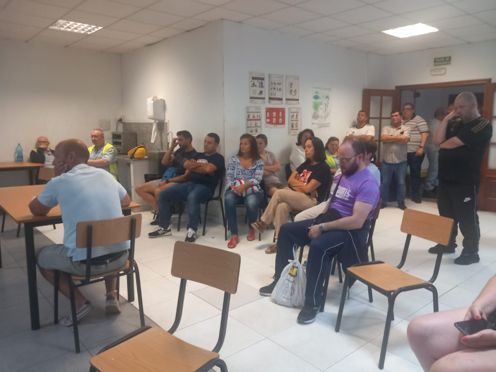 Asamblea planta reciclaje