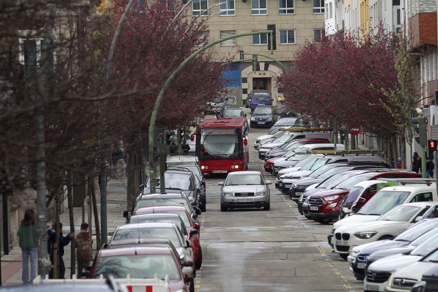 Las multas relacionadas con el estacionamiento crecieron casi un 20% durante el año pasado en A Coruña