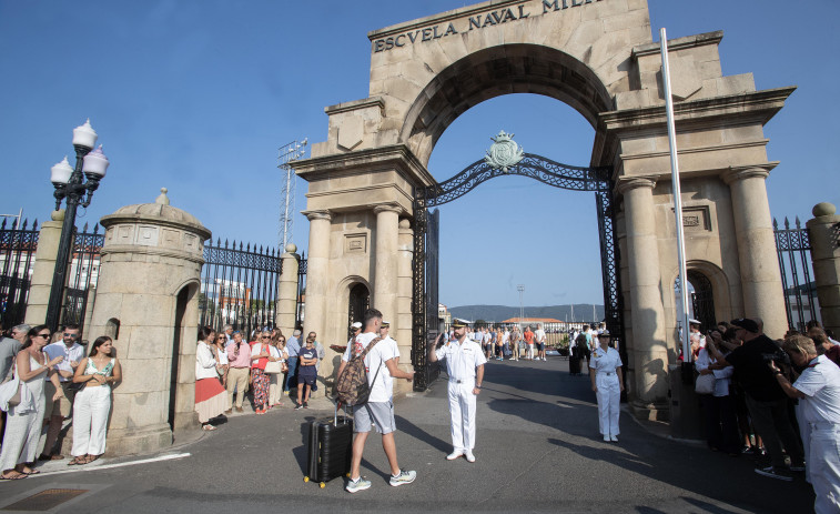 La Escuela Naval de Marín espera la llegada de la princesa Leonor el 29 de agosto