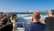 Bandera roja en A Coruña: las mareas vivas obligan a evacuar la playa del Orzán