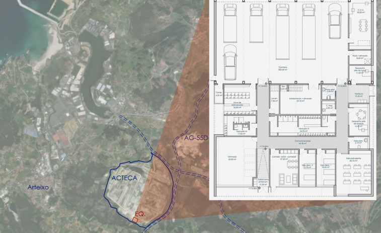 El futuro parque de bomberos de Morás se construirá en diez meses y costará 1,2 millones