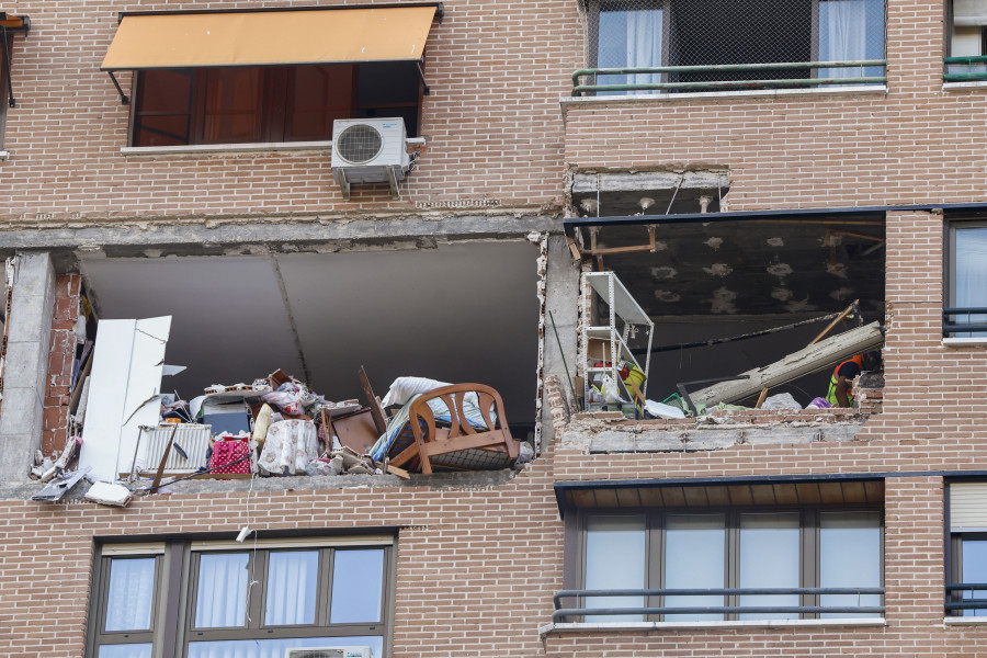 Dos mujeres con quemaduras graves por una explosión de gas en una vivienda en Madrid