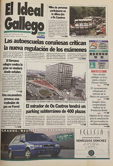 Portada 26 agosto 1999