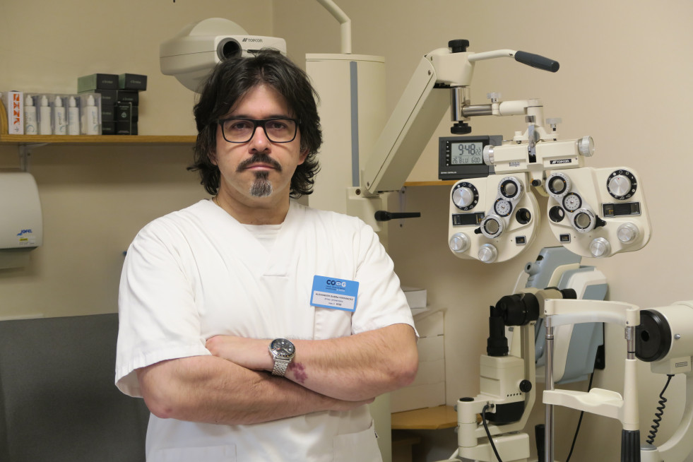 El óptico optometrista Alexander Dubra