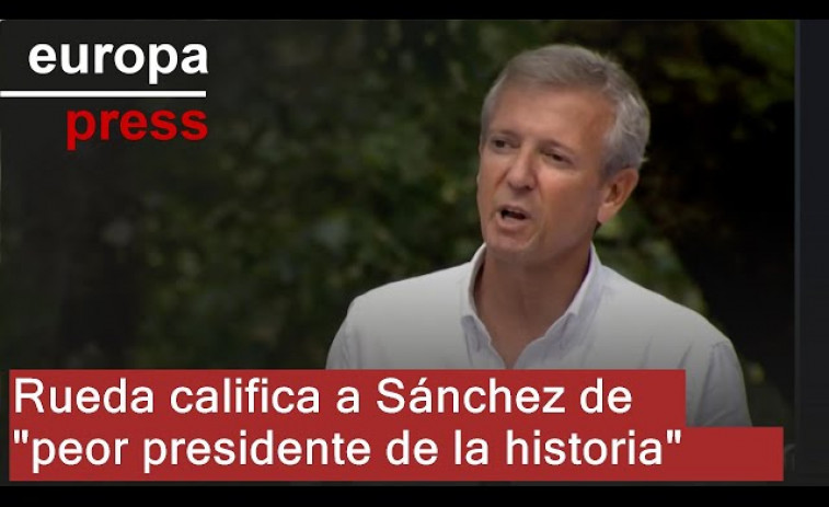 Rueda califica a Sánchez de 