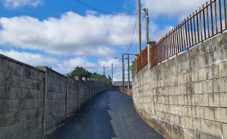 Paderne renueva seis kilómetros de caminos de Velouzás, Adragonte, Vigo y Vilamourel