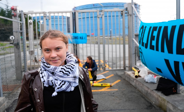 Detienen a Greta Thunberg en una protesta contra Israel en Copenhague