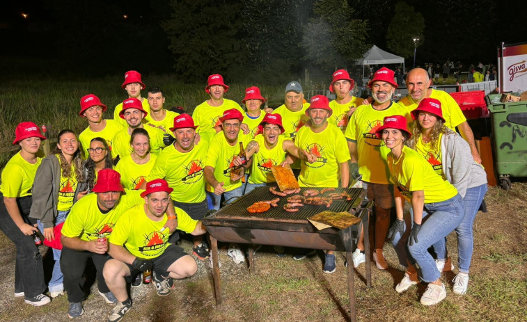 Culleredo cierra las fiestas de San Roque y San Miguel con más de 700 raciones de churrasco