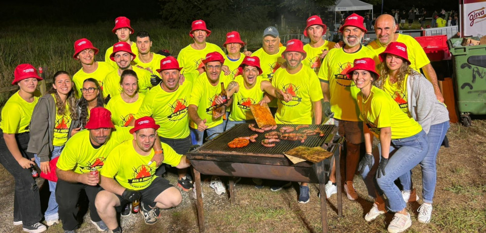 Culleredo cierra las fiestas de San Roque y San Miguel con más de 700 raciones de churrasco