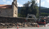 El BNG alerta de que las obras en la AC-400 afectan a la iglesia de Celas en Culleredo