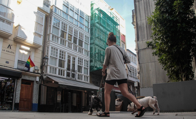 Un edificio de la Barrera, en A Coruña, se convertirá en una pensión de veinte plazas y seis apartamentos