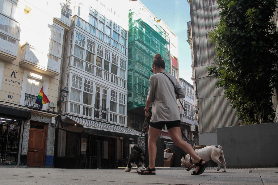 Un edificio de la Barrera, en A Coruña, se convertirá en una pensión de veinte plazas y seis apartamentos