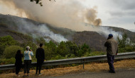 Estabilizados los incendios de Crecente y Oímbra