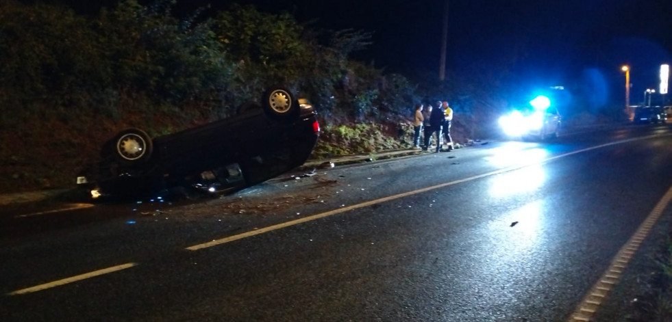 Dos accidentes en menos de diez horas en el mismo punto de Cambre