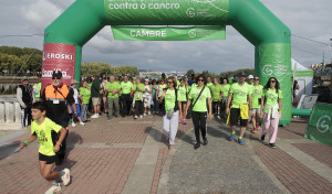 Andaina contra el cáncer en el paseo marítimo de O Burgo