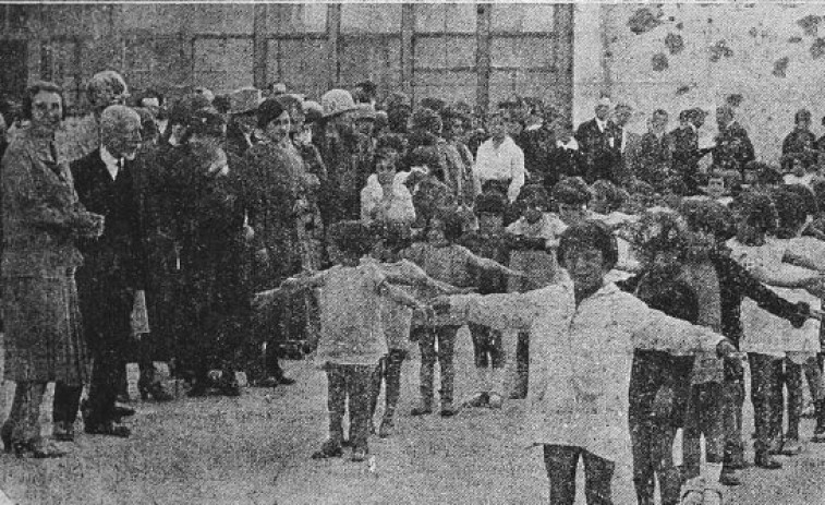 Así eran los colegios de A Coruña hace 100 años