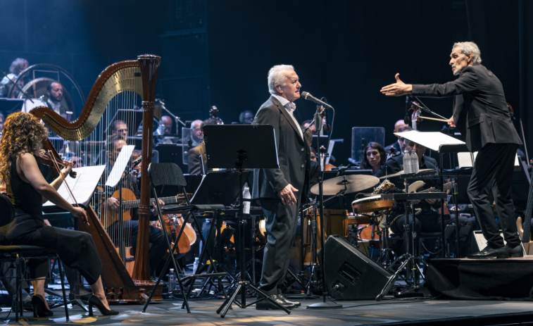 Víctor Manuel ofrecerá un concierto sinfónico junto a la Real Filharmonía y el coro GAOS en el Palacio de la Ópera