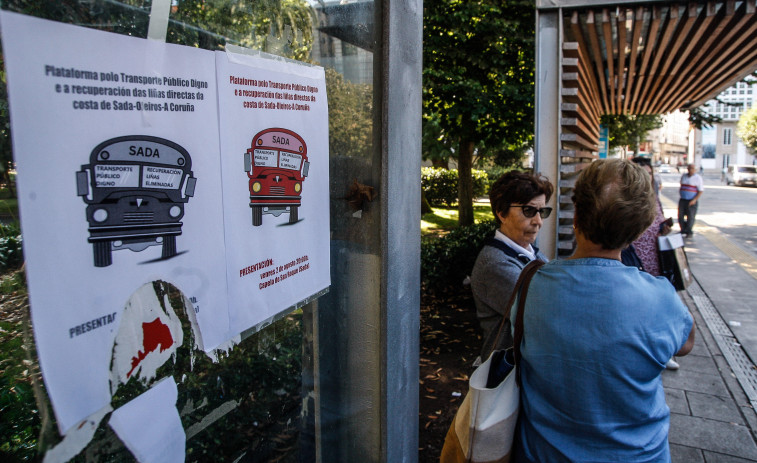 El malestar ciudadano  por la situación de los autobuses metropolitanos llega  el Parlamento gallego