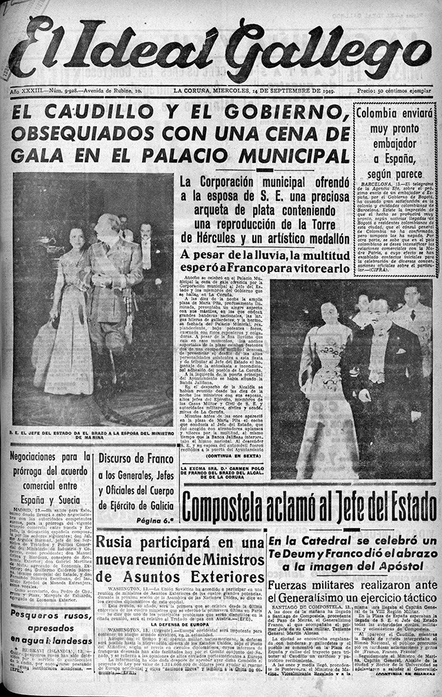 Portada 14 septiembre 1949