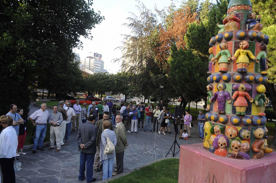 O Concello de A Coruña restaurará o monumento a Alexandre Bóveda