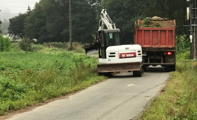 El Camiño da Veiga estará cortado unas seis semanas desde el lunes