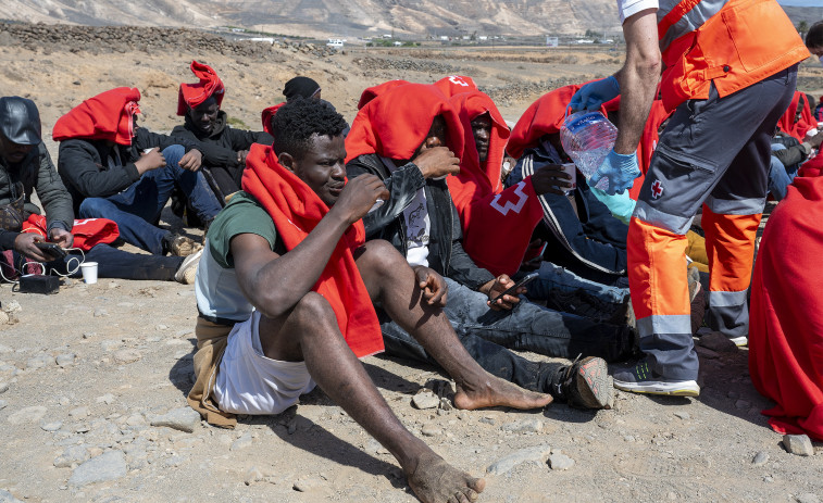 Más de medio millar de migrantes llegan a Canarias en el fin de semana