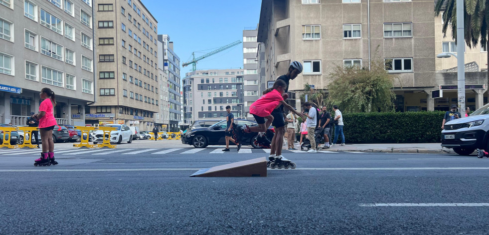 Día sin coches en A Coruña