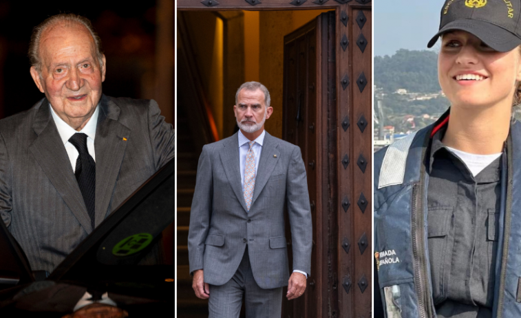 Juan Carlos I, Felipe VI y Leonor estarán en diferentes ubicaciones de la ría de Pontevedra la primera semana de octubre