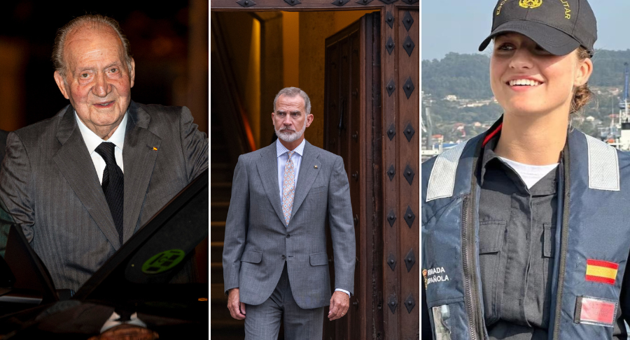 Juan Carlos I, Felipe VI y Leonor estarán en diferentes ubicaciones de la ría de Pontevedra la primera semana de octubre