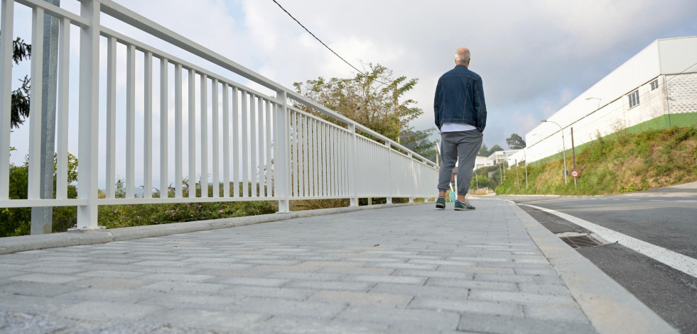 Culleredo finaliza la construcción de la senda peatonal de Liñares a Tarrío