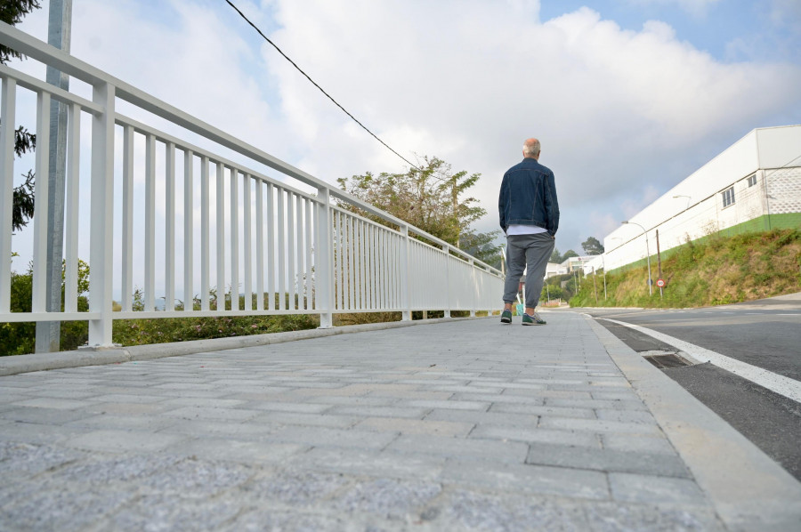 Culleredo finaliza la construcción de la senda peatonal de Liñares a Tarrío