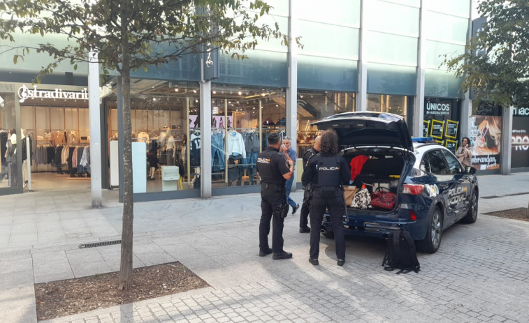 Cazan in fraganti a una ladrona en una tienda de moda de la plaza de Lugo