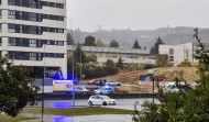 Una persona resulta herida en una salida de vía en la avenida García Sabell de A Coruña