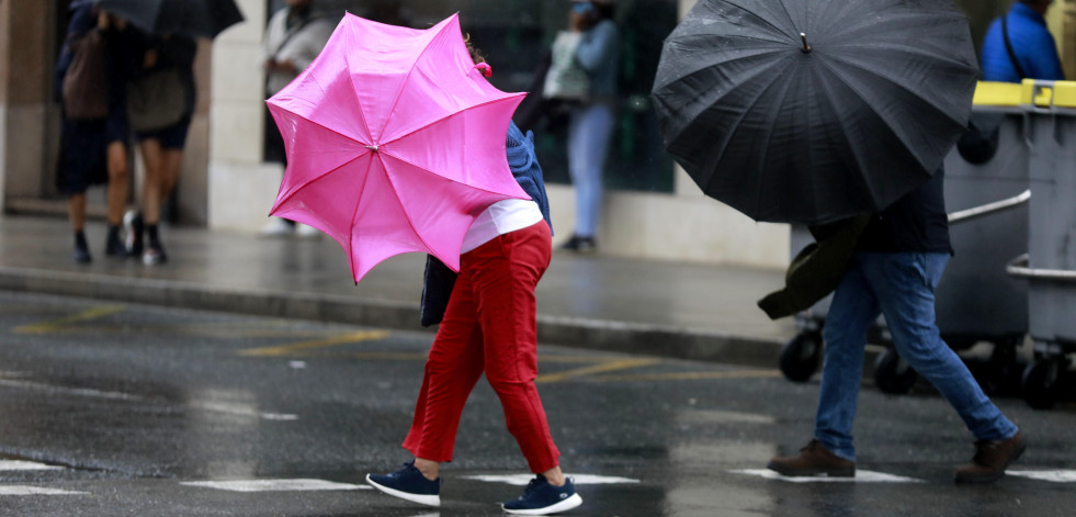 El paso del temporal 'Aitor' por A Coruña