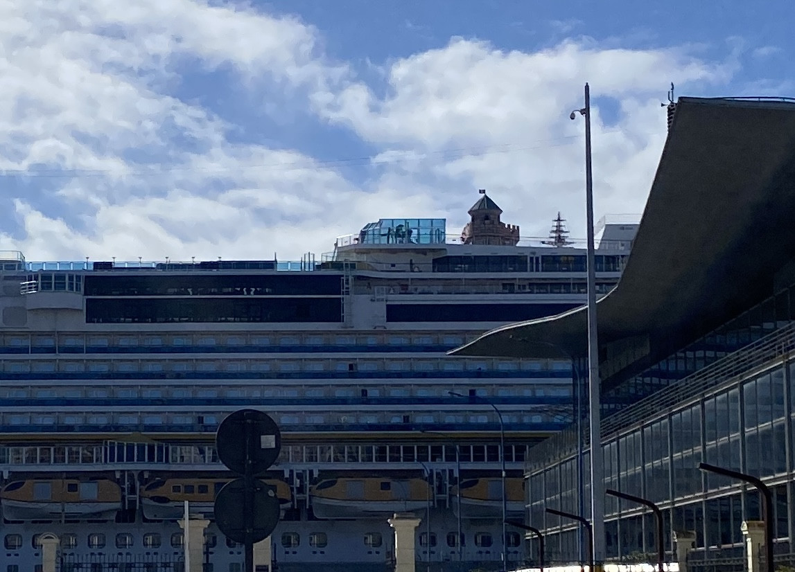 El castillo del Costa Diadema