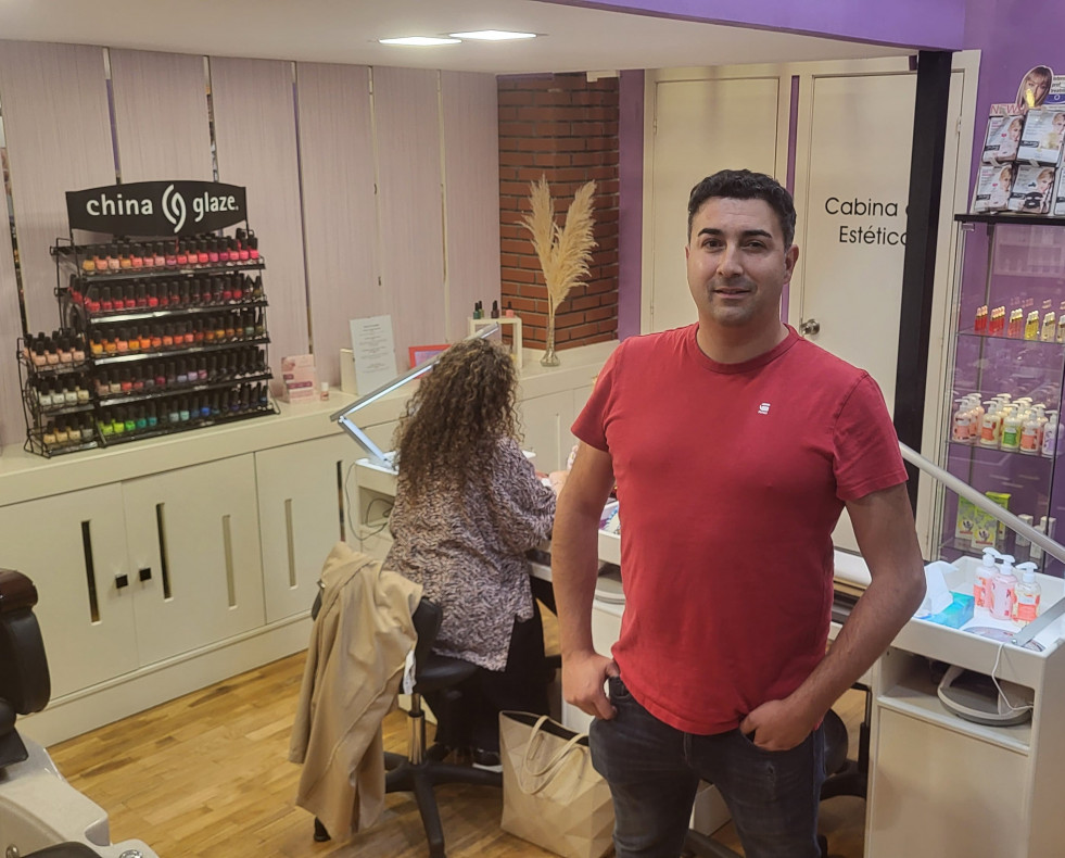 Richard Rodríguez, propietario de Nails Coruña