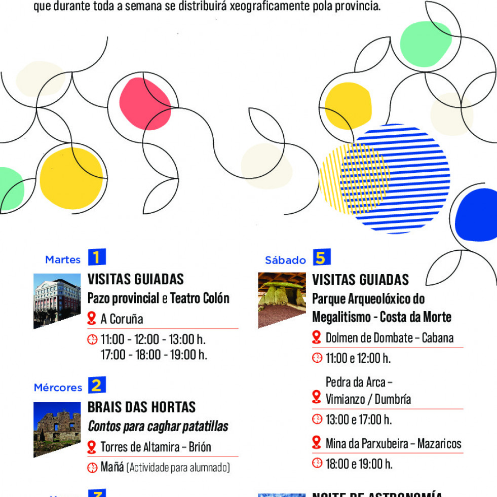 Comienzan las Xornadas Europeas do Patrimonio en la provincia de A Coruña