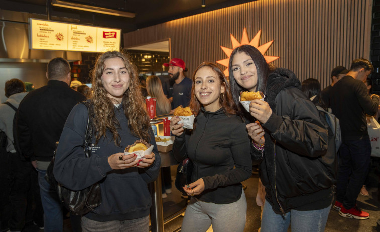 Lluvia de hamburguesas gratis en A Coruña