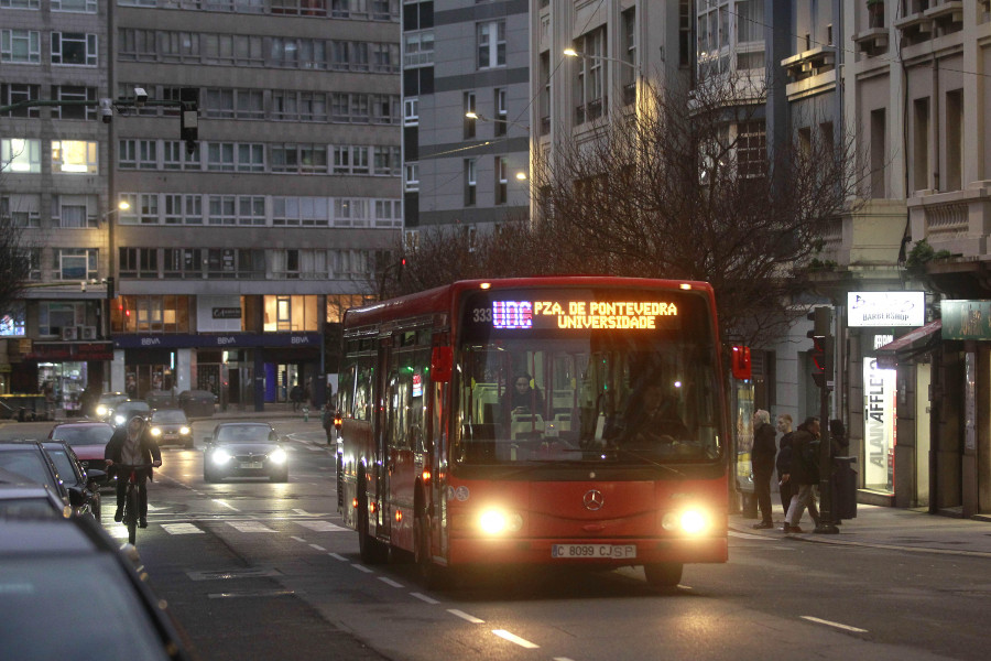 Dispositivo especial de autobuses para el debut del Leyma Básquet Coruña en la ACB