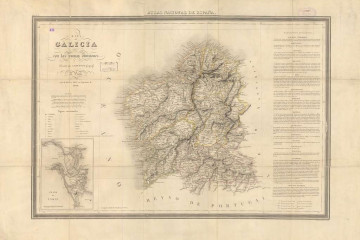 Mapa de Galicia de 1849