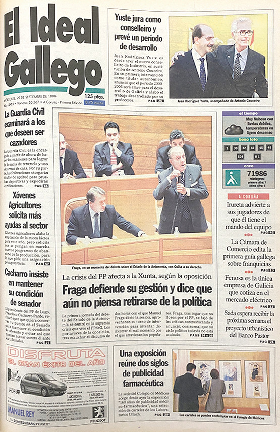 Portada 29 septiembre 1999