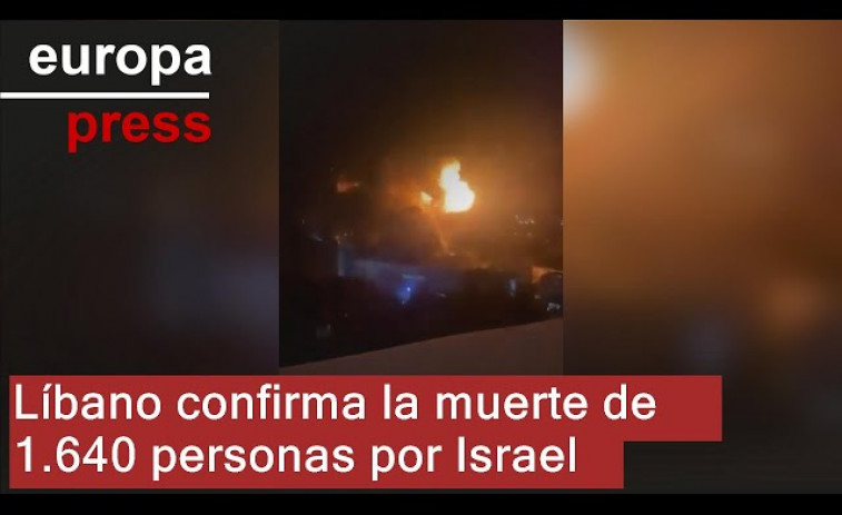 Más de 1.600 muertos en el Líbano en los enfrentamientos entre Hezbolá e Israel