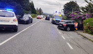 Una colisión entre dos coches en Bergondo se salda con tres heridos trasladados al Chuac