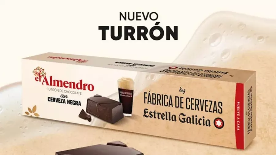 Estrella Galicia y El Almendro crean el turrón de cerveza