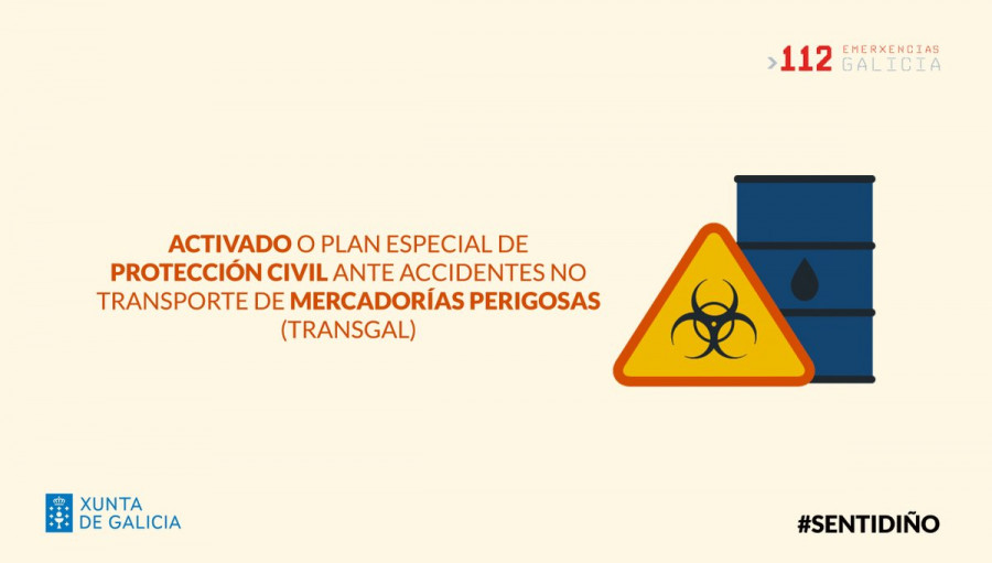 El derrame de varias garrafas de formaldehído que transportaba un camión obliga a activar un plan especial en Vigo