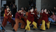 La escalinata de la Domus acogió la séptima edición del Festival Danza Quincegotas